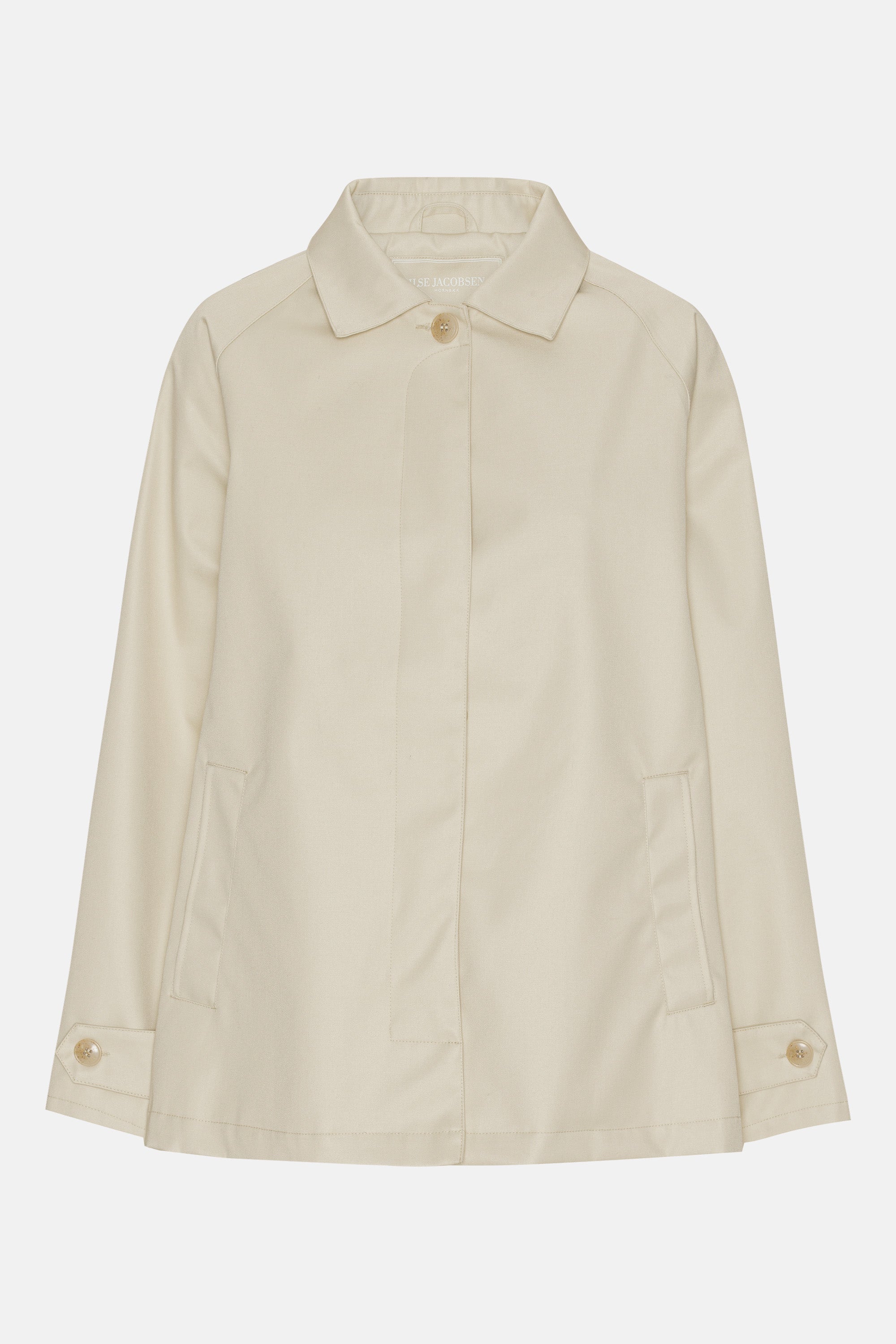 Ilse Jacobsen Hornbæk Rain Cotton raincoat Jacket 132 Bleached Sand